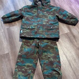 Kids Camouflage Matching Set